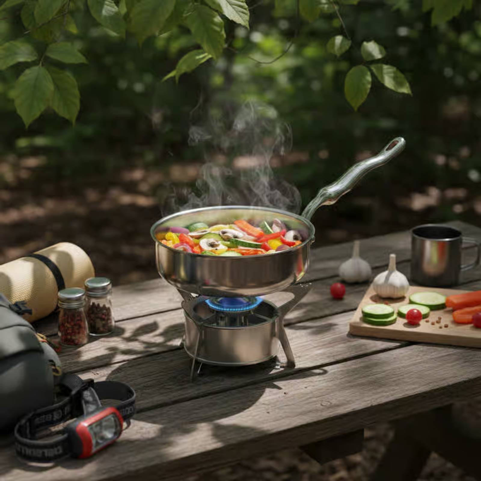 Induction Cooker - Küçük Tava Uzun Ömürlü Tek Kişilik