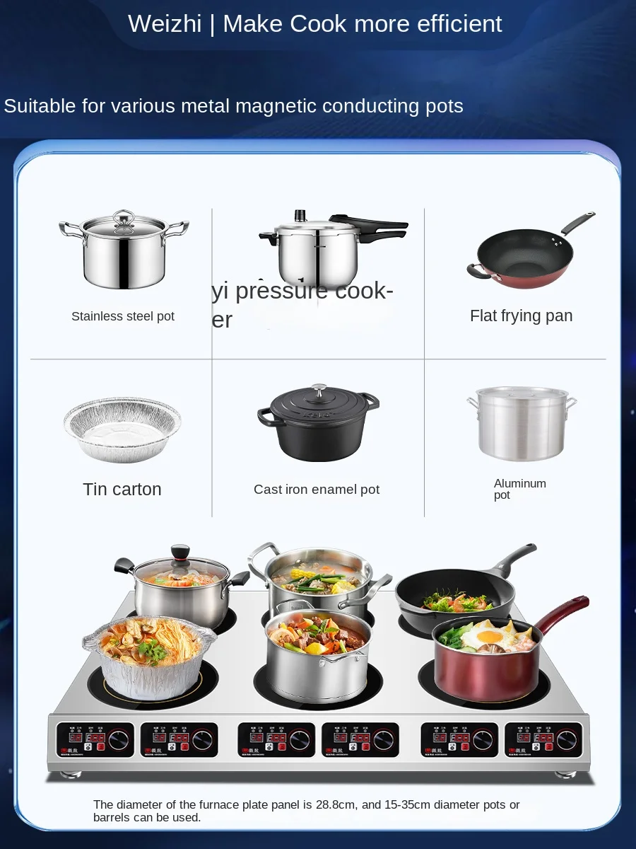 Ticari Tip, Çoklu Ocaklı, 3500 - Induction Cooker incelemesi ve fiyatı