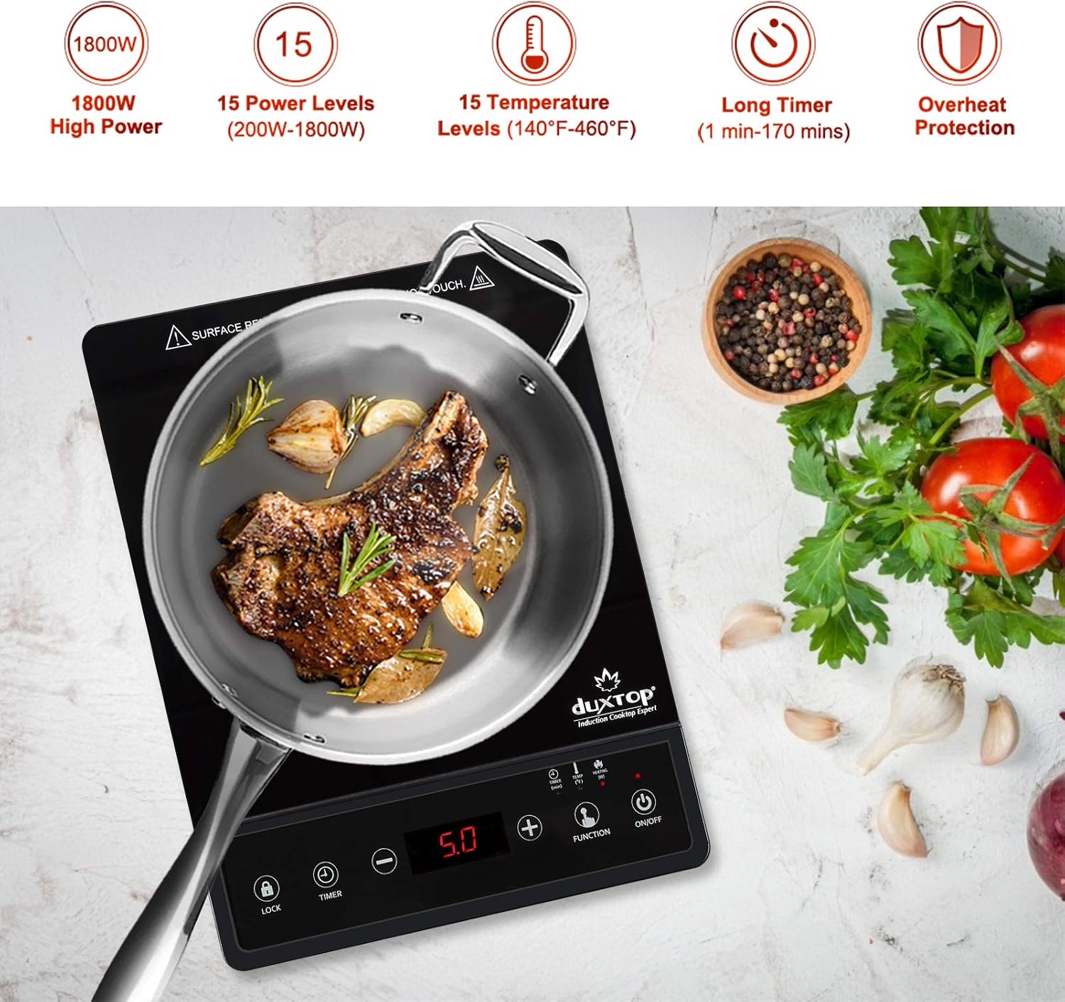 Taşınabilir İndüksiyonlu Ocak, - Induction Cooktop Portable incelemesi ve fiyatı