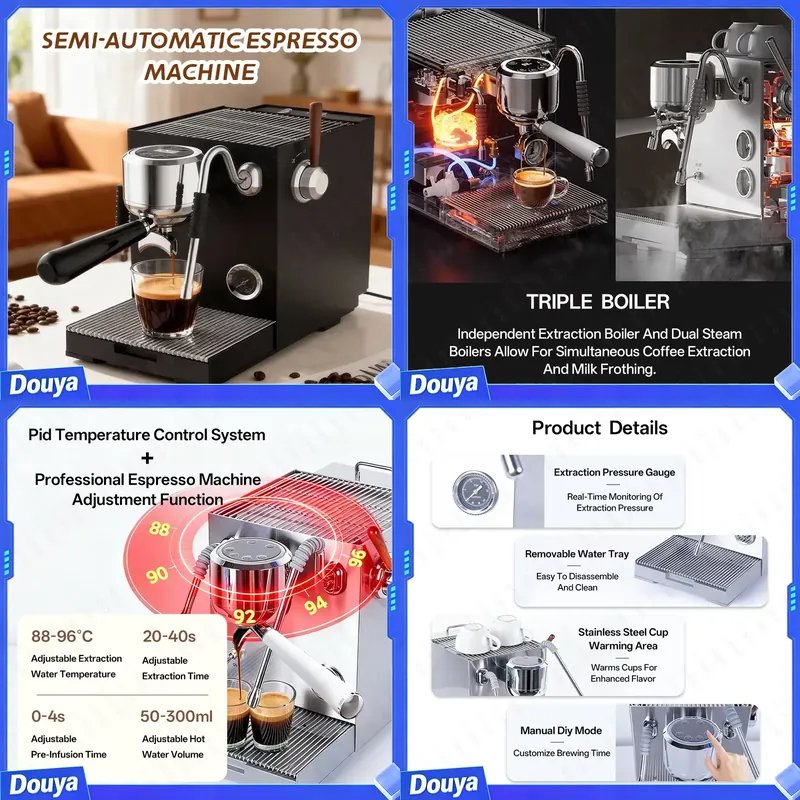 CAFOVO E120 Yarı Otomatik Espr - Coffee Maker incelemesi ve fiyatı